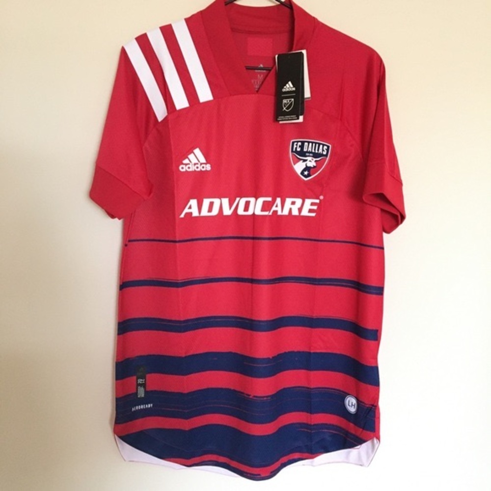 Adidas FC Dallas Authentic Soccer Jersey EH8694 Size Medium